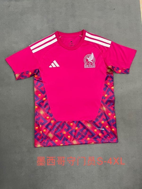 AAA Quality Mexico 2026 World Cup GK Pink Leaked Soccer Jersey